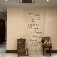 披露宴会場の待合室