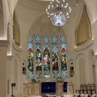 ステンドグラスが素敵