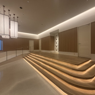 チャペル入場前のスペース