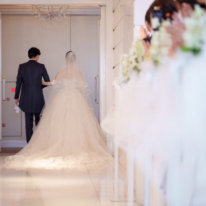 新郎新婦退場|779866さんのホテル ラ・スイート神戸ハーバーランドの写真(2582801)