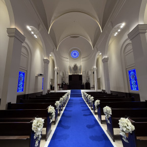 チャペルの雰囲気です。
凄く広くて天井が高く雰囲気がいい。|779881さんのアニヴェルセル 立川の写真(2582789)