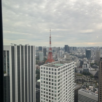 披露宴までの待ち合い室からの景色です