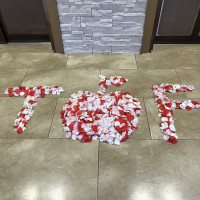 下見の時にこんなサプライズをしてもらいました。