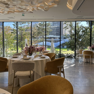 披露宴会場から見えるグラングリーン|779946さんのザ ジャクソン ガーデンの写真(2583314)