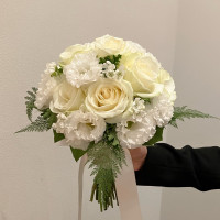 当日の生花ブーケ