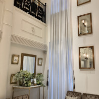 ロビーの飾りつけの種類は沢山ありました。