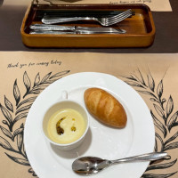 さつまいものポタージュが甘くてデザートみたいでした