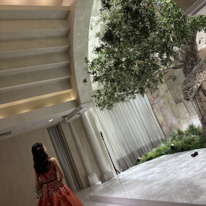 オリーブの木がある白を基調とした素敵な式場です！|780044さんのザ コンチネンタル横浜の写真(2583273)