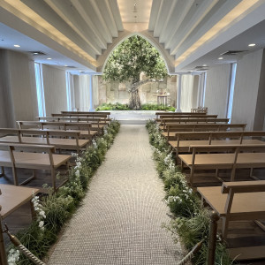 木の温もりが感じられる温かな会場です|780052さんのザ コンチネンタル横浜の写真(2583283)