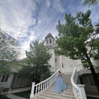 ガーデンへ続く階段