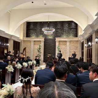 新郎新婦入場待ち