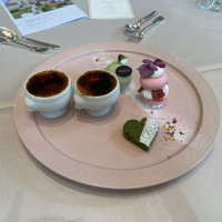 試食のデザート