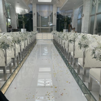 退場した後の挙式会場です