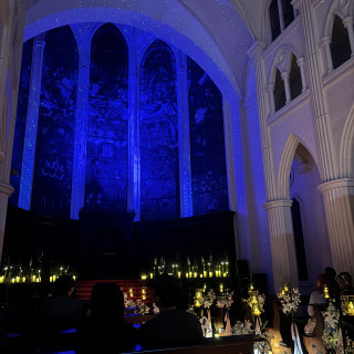 チャペルで演出をした際の写真