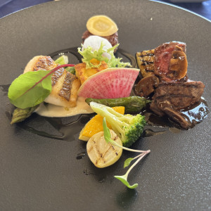 試食の料理、野菜が特に美味しい|780112さんのガーデンテラス福岡ホテル&リゾートの写真(2583452)