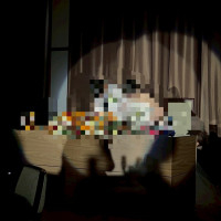 装花の雰囲気やスポットライトが当たった雰囲気など