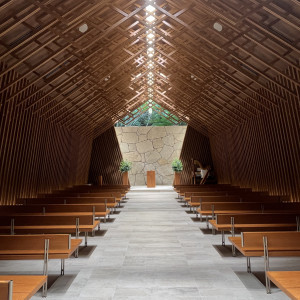 チャペルは幻想的で天井高くとてもかっこいいです。|780139さんのウェスティン都ホテル京都の写真(2583525)