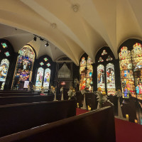 スタンドグラスのチャペル