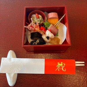 披露宴の料理です。|780211さんの瀬良垣島教会/アールイズ・ウエディングの写真(2583763)