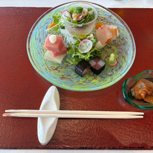 披露宴の料理です。|780211さんの瀬良垣島教会/アールイズ・ウエディングの写真(2583761)