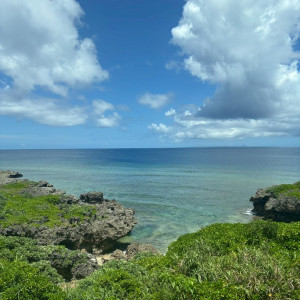窓から見た景色です。|780211さんの瀬良垣島教会/アールイズ・ウエディングの写真(2583741)