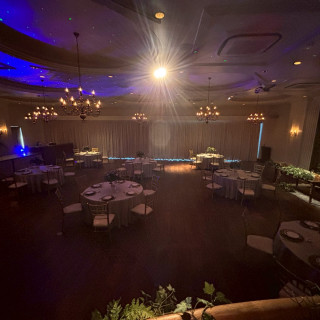 披露宴会場の上からの景色