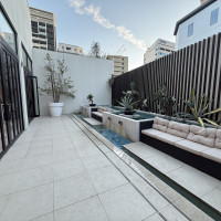 ホワイトヒルズのテラス景色