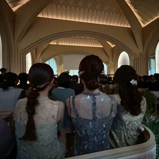 チャペルオープニング前雰囲気