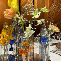 ゲストテーブル装花