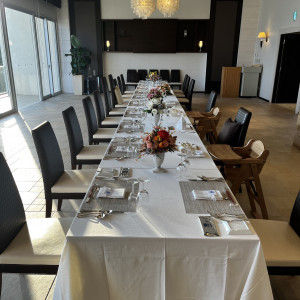 食事会場|780325さんのアイネス ヴィラノッツェ 沖縄（クチュールナオコ ウエディング）の写真(2584268)