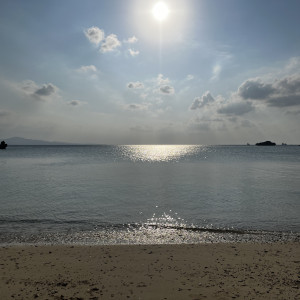 プライベートビーチ|780325さんのアイネス ヴィラノッツェ 沖縄（クチュールナオコ ウエディング）の写真(2584267)