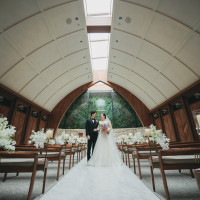 とっても開放的なチャペル