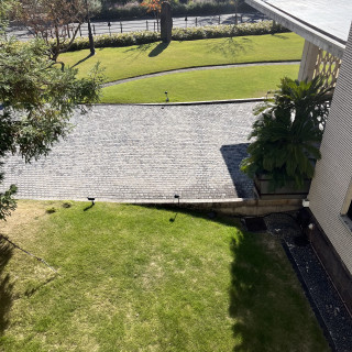 披露宴会場の2階からの景色です。