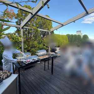 MILESTONE専用テラス ※デザートビュッフェ提供時|780363さんの横浜迎賓館の写真(2584607)