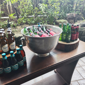 ウェルカムビール ※見学時のサンプル|780363さんの横浜迎賓館の写真(2584562)