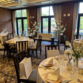 プロジェクターもあり、景色も素敵でした。