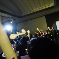 ホークスの応援歌に合わせて入場した際の写真です。