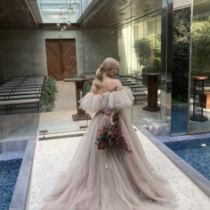 とてもオシャレなガーデンでした|780436さんのAQUA GARDEN TERRACE(アクアガーデンテラス)/テイクアンドギヴ・ニーズウェディングの写真(2593648)