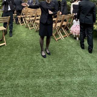 ガーデン挙式の雰囲気!