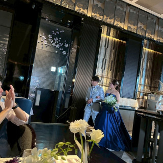 披露宴会場入場