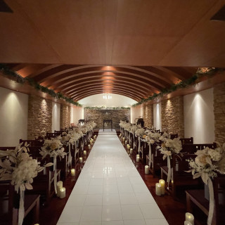 チャペルの静かな雰囲気が好きです。