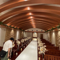 横に広すぎないチャペルが気に入りました。