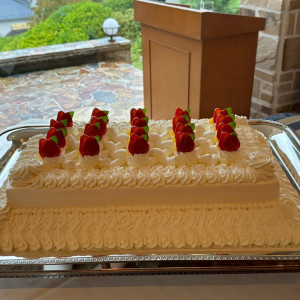 ケーキ(ケーキ入刀の演出&デザート)|780549さんのSUD RESTAURANT TERAKOYA/テイクアンドギヴ・ニーズウェディングの写真(2585189)