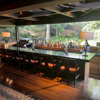 庭園が良く見えます