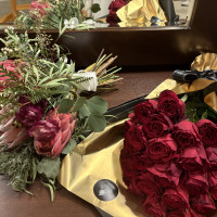 ブーケを綺麗にまとめて下さいました。