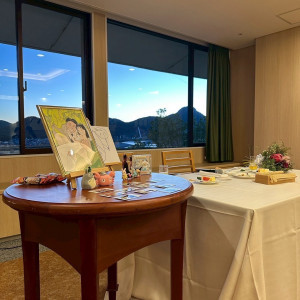 二次会会場からの景色です、夕日が綺麗でした|780550さんの長良川清流ホテルの写真(2585148)