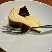 試食のデザート　バスクチーズ