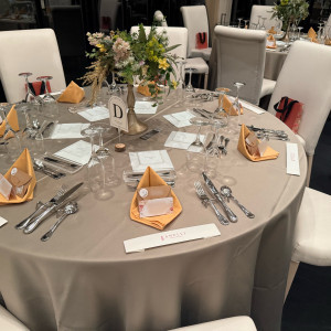 披露宴会場のテーブルの様子です。|780580さんのアネーリ軽井沢の写真(2597169)