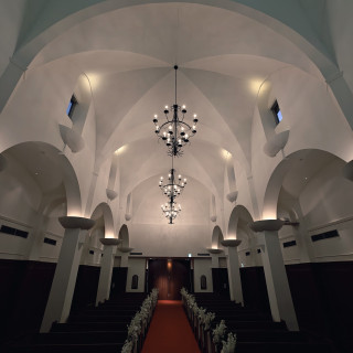 挙式の会場
広々としており格式高い