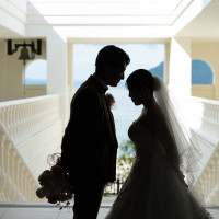 前撮りチャペル前